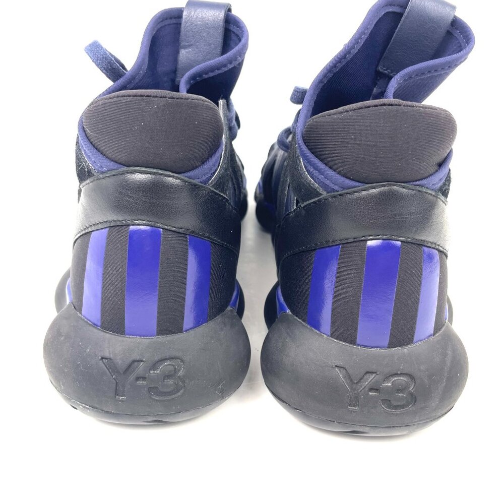 Men's Adidas Yohji Yamamoto Y-3 Kyujo High Top Blue Sneakers Shoes Size 8.5 - Picture 6 of 13